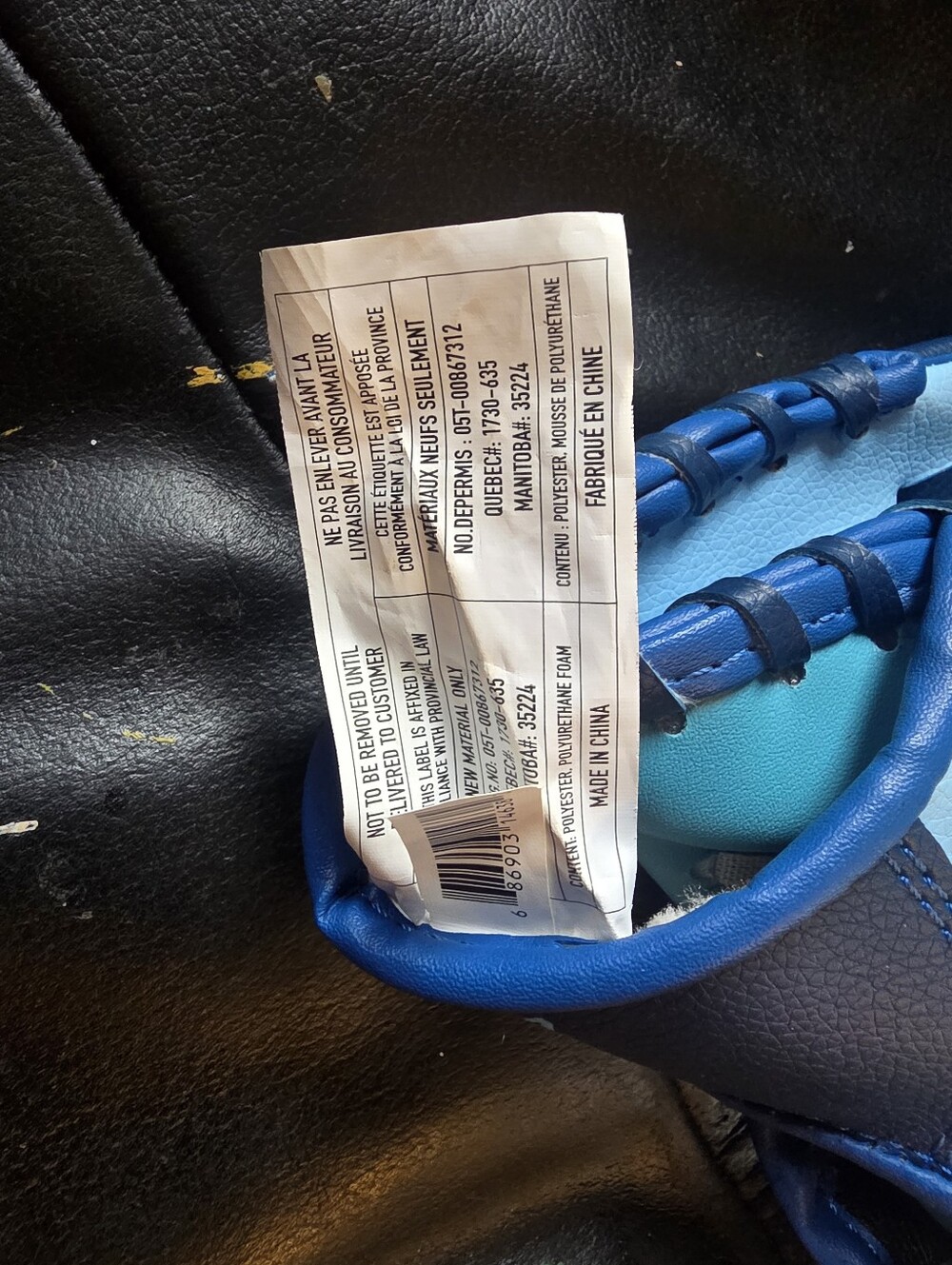 Future Stars 9" Baseball / Tee-Ball Glove - Right Hand Catch - Blue - Picture 5 of 5